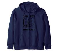 Puis-Je caresser Cette chèvre à Halloween Sweat à Capuche