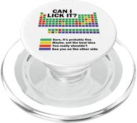 Puis-Je Le lécher Chimie Tableau périodique des éléments Science PopSockets PopGrip pour MagSafe