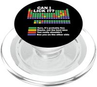Puis-Je Le lécher Chimie Tableau périodique des éléments Science PopSockets PopGrip pour MagSafe