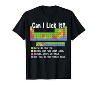 Puis-Je Le lécher pour Professeur de Sciences Tableau périodique des éléments T-Shirt