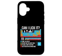 Puis-Je Le lécher - Professeur de Sciences de Chimie du Tableau périodique Coque pour iPhone 16