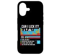 Puis-Je Le lécher - Professeur de Sciences de Chimie du Tableau périodique Coque pour iPhone 17