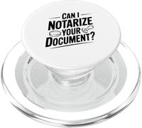 Puis-Je notariser Votre Document? Humour de notaire Amusant PopSockets PopGrip pour MagSafe