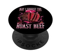 Puis-Je suggérer au rosbif Funny Bootleg Girls Trip BBQ 2026 PopSockets PopGrip Adhésif