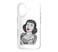 Puis-Je Vous intéresser dans Un commentaire Sarcastique Pop Art Girl Coque pour iPhone 17