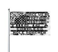 Puisque nous redéfinissons tout, il s'agit d'un drapeau décoratif extérieur de qualité supérieure de 3 x 5 pieds avec perforatrice sans fil - Couleurs vives, coupe-vent et résistant à l'eau - Idéal p