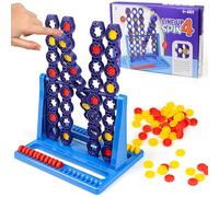Puissance 4 Enfant Jeux de Voyage et de Poche, Jeu de StratéGie de Bataille pour 2 Joueurs, Jeu de Voyage Plateau de Strategie pour Enfant, Jeux de Plateau Enfants 6 Ans et Plus