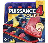 Puissance 4 Folie, Jeu de Plateau - Version Française Rapide pour Enfants et Familles, Jeu de Société Hasbro avec Pions à Faire Rebondir, Jeux de société, Dès 8 Ans