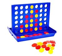 Puissance 4 Jeux de Société Enfant, Jeu Portable Amusant pour 2 Joueurs, Jeu Éducatif Stratégie Game Amusant de Voyage en Famille, Jeux de Voyage et de Poche pour les 3 Ans et Plus, 11,3 x 8 x 8,5 cm