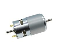 puissance de couple 775/795 moteur à courant continu arbre à double sortie 12-24 v Double roulement à billes banc perceuse moteur outils électriques moteur tondeuse à gazon moteur outils de tour ( Col