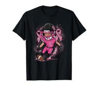 Puissance de Football de Sensibilisation au Cancer du Sein T-Shirt