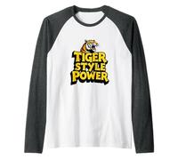 Puissance de Style Tigre Manche Raglan