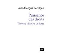 Puissance Des Droits - Théorie, Histoire, Critique