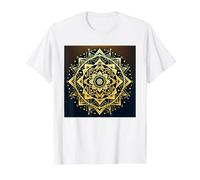 Puissance personnelle du Chakra du Plexus Solaire T-Shirt Graphique avec Valeur, Homme, Blanc, M