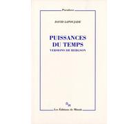 Puissances du temps: Versions de Bergson