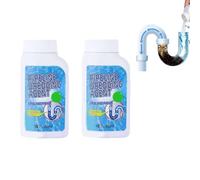 Puissant agent de dragage de canalisation, déboucheur de canalisation, 350 ml, outil de nettoyage rapide pour débouchage de toilettes pour cuisine, salle de bain, évier (2 pièces)