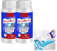 Puissant agent de dragage de tuyaux, nettoyeur de canalisations d'évier, outil de nettoyage en poudre portable, bombes à bulles nettoyantes pour canalisations (2pcs)