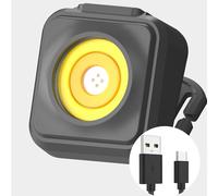 Puissant Cob Led Phare Trois Sources De Lumière Rouge Avertissement Nuit Pêche Phare Type-C Usb Lampe Frontale Rechargeable