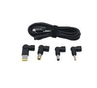 Puissant cordon de charge USB C de 100 W pour ordinateurs portables avec 4 connecteurs et sangle de transport. Câble de transport portable efficace