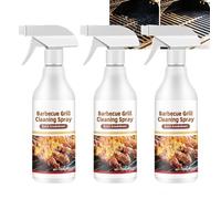 Puissant Dégraissant Pour Plaques De Cuisson, Dégraissant En Spray À Action Rapide Et Haute Performance Pour Grils, Dégraissants Multi-surfaces Pour Le Nettoyage Des Grils Et Des Fours. (3PCS)