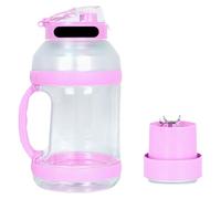 Puissant dispositif de mélange de 2000 ml, outil de jus de fruits, grande machine à jus convenant pour une utilisation en intérieur et en extérieur, mixeur portable