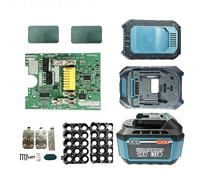 Puissant ensemble d ' outils électriques 18 V avec lumières LED double face pour zones de travail sombres avec construction de circuit imprimé en ABS et outils éclairés de conception portable
