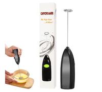 Puissant lait pour le mélangeur électrique portatif, œuf en mousse de café | Fouet en acier inoxydable haute vitesse, rotule qui fonctionne avec des piles pour lattes, C