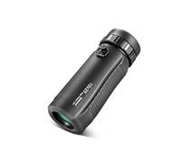 Puissant Mini télescope monoculaire 8x25, Portable, HD, étanche IPX7, revêtement SMC, Jumelles de Poche compactes for Le Tourisme(10X25 Black)