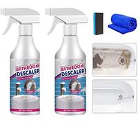 Puissant nettoyant anti-taches tenaces, mousse détartrante pour salle de bain, spray nettoyant pour salle de bain, spray mousse nettoyante tout usage, 60 ml (2 pièces)