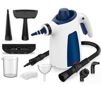 Puissant nettoyeur vapeur haute pression pour la maison, nettoyeur vapeur portatif à une touche avec verrouillage de sécurité, 9 pièces, cuiseur vapeur de 350 ml pour nettoyage en profondeur du