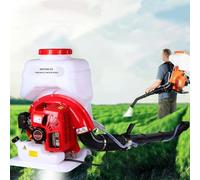 Puissant souffleur à dos à gaz, souffleur portatif sans fil pour enlever la poussière et la neige, pulvérisateur de 20 L pour terrasses et jardins, distance de soufflage jusqu'à 1,85 m, léger et