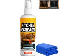 Puissant spray anti-graisse de cuisine robuste - Nettoyant polyvalent, formule sans gommage, élimine la graisse dure cuite au four et les déversements d'aliments sans danger pour la surface (1 pièces)