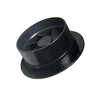 Puissant ventilateur de ventilation solaire 12 V pour usage domestique, salle de bain, flux d'air élevés, interfaces femelles 5,5 x 2,1 mm, haut régime par minute, ventilateur d'échappement de cuisine