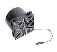 Puissant ventilateur d'extraction solaire 12 V pour serres de toit avec ABS robuste et module d'extraction solaire de 10 W