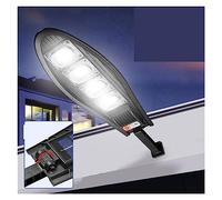 Puissant Yard Réverbères Solaires Extérieur 3Modes 8000W Lumière Solaire Extérieure Étanche Réverbère Télécommande Projecteur for Jardin Maison,Économie d'énergie(500W)