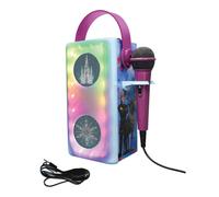 Lexibook Enceinte Bluetooth La Reine des Neiges – Lumineuse multicolore, micro, SD/TF – Bleu/Violet