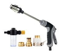 Puissante Jet d'eau à 360°, Tuyau d'arrosage Haute Pression Rotatif, Accessoire Durable avec 3 Modes de pulvérisation, Nettoyeur extérieur pour Lavage de Voiture, Jardin et terrasse