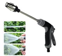 Puissante Jet d'eau à 360°, Tuyau d'arrosage Haute Pression Rotatif, Accessoire Durable avec 3 Modes de pulvérisation, Nettoyeur extérieur pour Lavage de Voiture, Jardin et terrasse