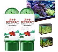 Puissante tablette de purification de l'eau d'aquarium, tablettes portables de purification de l'eau, nettoyant aquarium