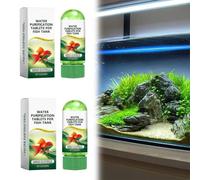 Puissante tablette de purification d'eau d'aquarium pour aquarium, tablettes de purification de l'eau portable, tablettes purifiantes pour éliminer la turbidité des aquariums Generic