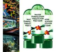 Puissantes tablettes de purification de l'eau d'aquarium, 2025 nouvelles tablettes de purification de l'eau portables, tablettes purifiantes pour le bronzage des poissons, traitement de l'eau