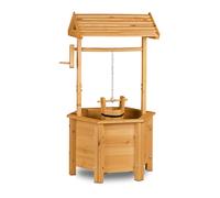 relaxdays Fontaine décorative de jardin en bois