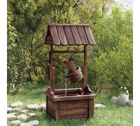 Puits à souhait avec pompe 57x50x112 cm bois de sapin massif vidaXL