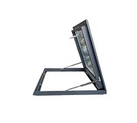 Puits de lumière for véranda en alliage d'aluminium, couvercle de trappe de toit extérieur étanche à la pluie, trappe d'accès au toit avec verre, puits de lumière for toit de maison.