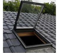 Puits de lumière pour combles, grande trappe d'accès au toit, installation de toit avec ventilation manuelle, puits de lumière en double vitrage trempé, couverture pour couloir, véranda, esc