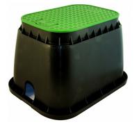 Puits rectangulaire Maxi 115 66 x 49,5 H33 cm couvercle vert avec poignée