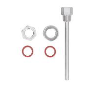 Puits thermométrique en acier inoxydable G1/2, filetage mâle de 6,7 pouces de longueur pour capteurs de température