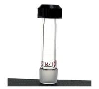 Puits thermométrique micro réglable, Joint 14/10, Couvercle perforé, ADAPTATEUR, ENTREE OU THERMOMÈTRE, Verre borosilicate, A771410