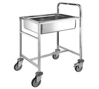 Chariot de Transport Inox pour Bac GN 2/1 - Pujadas - Inox