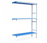 Pujadas Rayonnage en Angle 3 Niveaux Profondeur 555 mm - L 4680 à 5800 mm